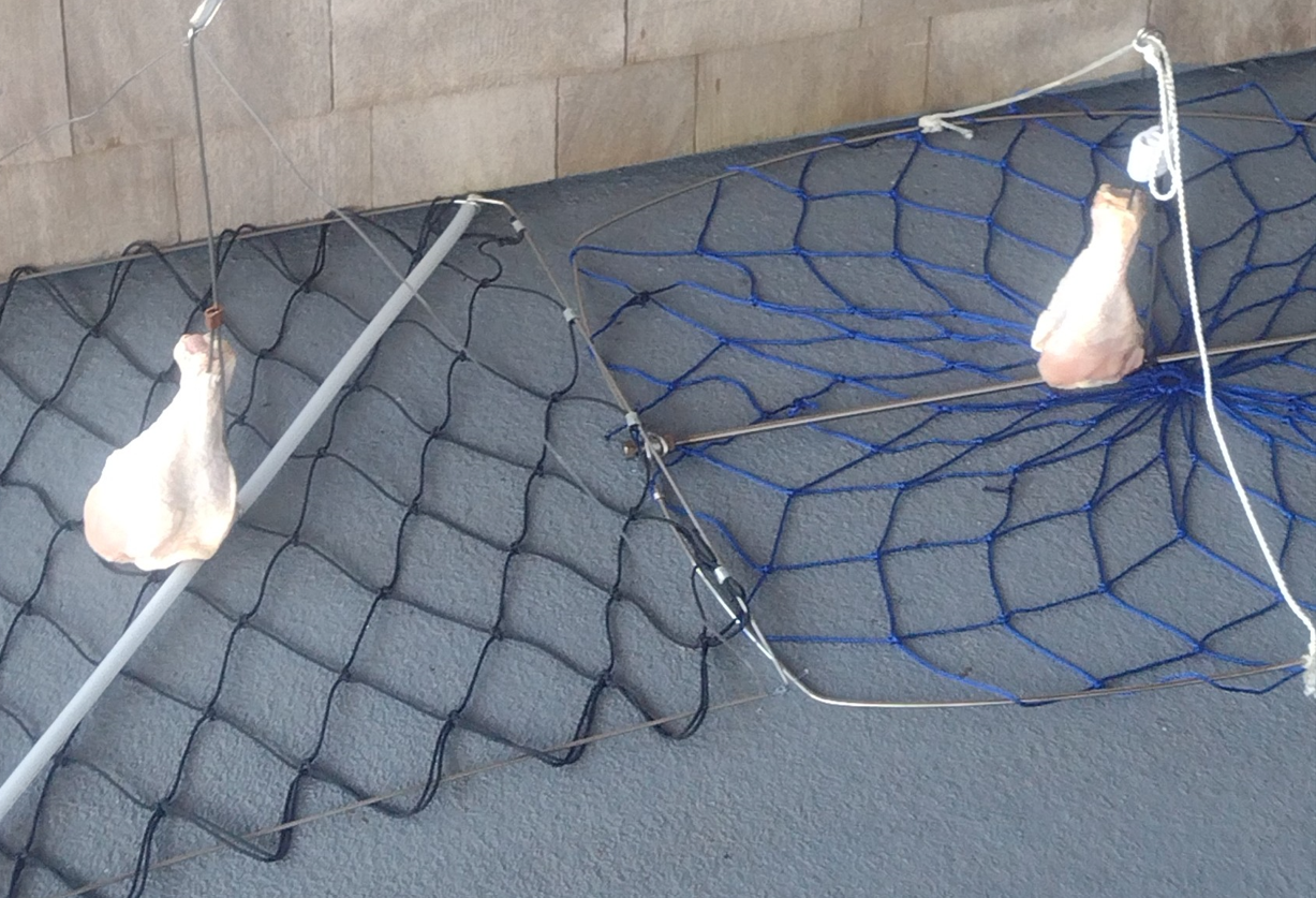 Spring Load Folding Castable Traps: ….. the Triangle Crab Max, the